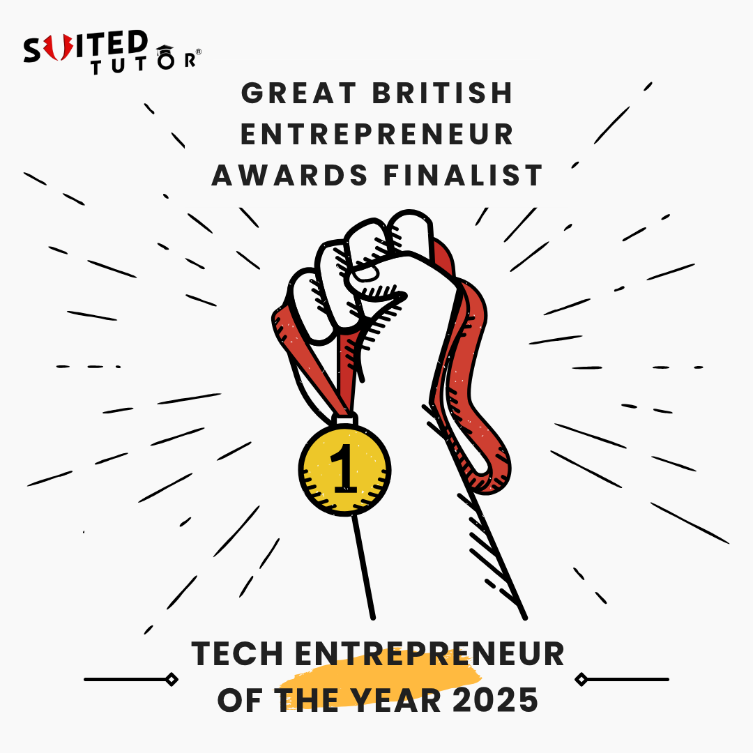 Suited Tutor Secures Finalist Spot in 2025 Allica Bank Great British Entrepreneur Awards
