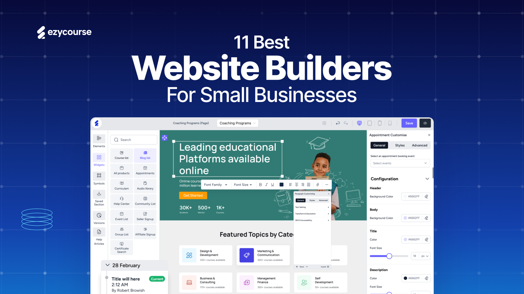 11 Best Website Builders for Small Businesses on a Budget