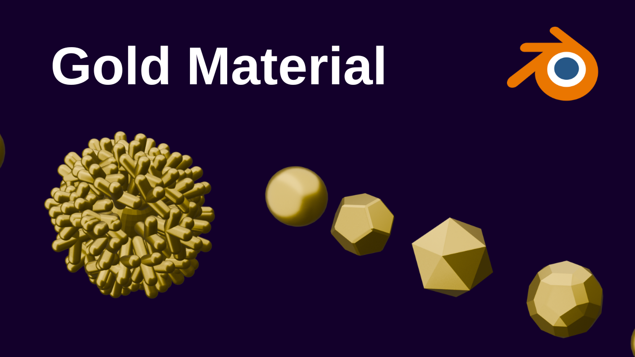 Create Gold Materials in Blender: A Step-by-Step Guide