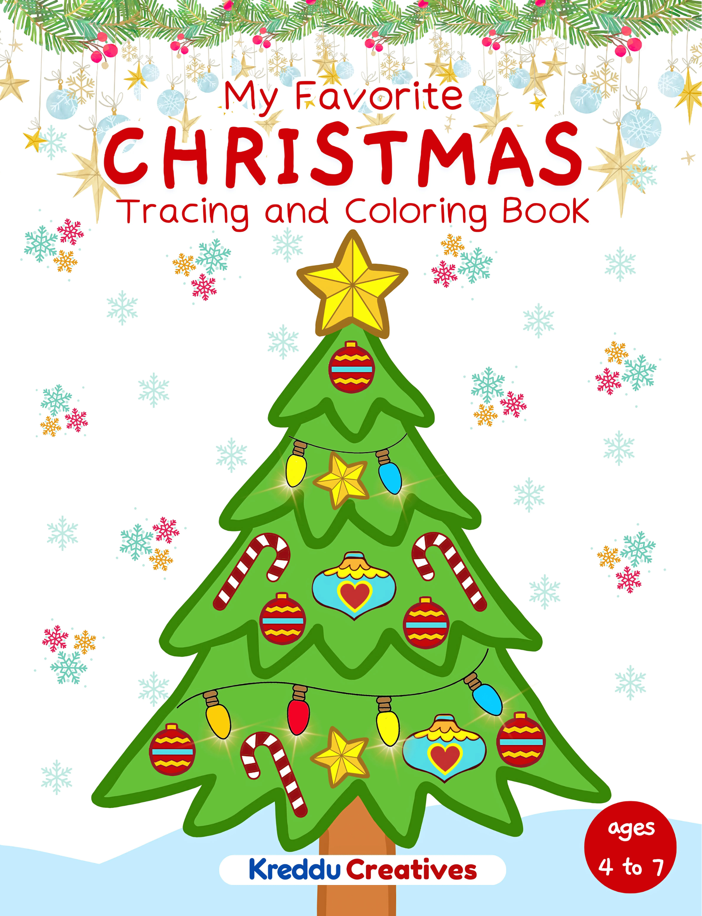 My Favorite CHRISTMAS Tracing and Coloring Book